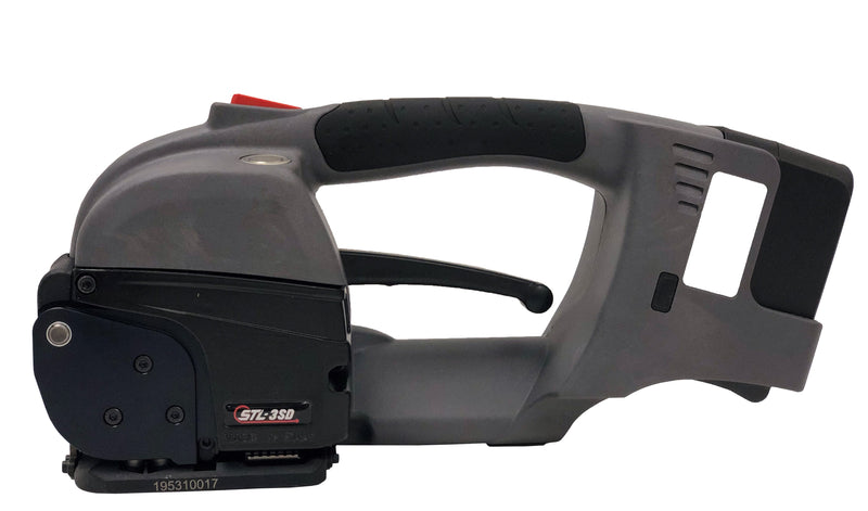 USED STL-3SD BATTERY POWERED PLASTIC STRAPPING TOOL