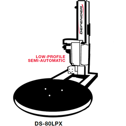 Samuel DS-80LPX LOW PROFILE SEMI-AUTOMATIC STRETCH WRAPPER